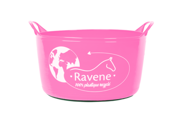 Produit SEAU RAVENE FLEXIBLE PLASTIQUE RECYCLE – ROSE gamme Matériel