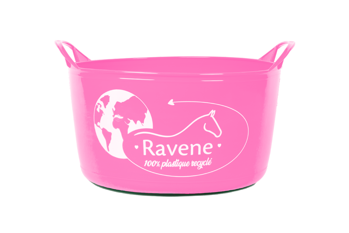 Produit SEAU RAVENE FLEXIBLE PLASTIQUE RECYCLE – ROSE gamme Matériel