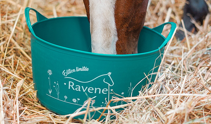FLEXIBLE RECYCLED RAVENE BUCKET – SUMMER LIMITED EDITION